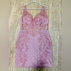 Beautiful beaded dress.